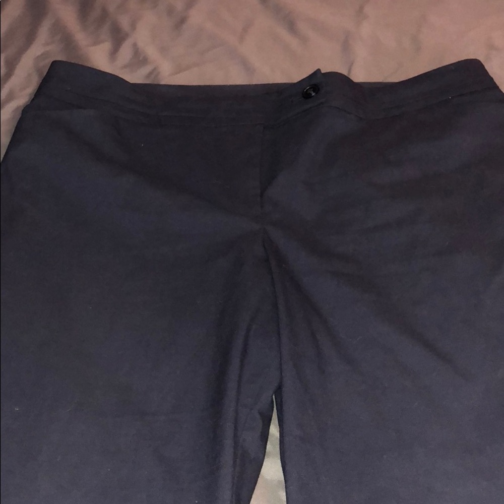Navy Ann Taylor Signature Slacks